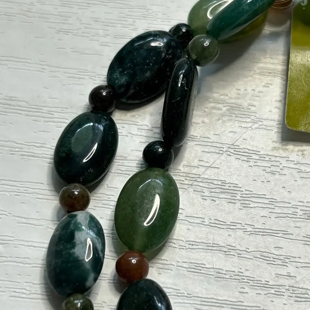 Bead Gallery Glass Stone Shell Millefiori Bead Lot 7 Cards